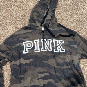 PINK Camouflage Hoodie